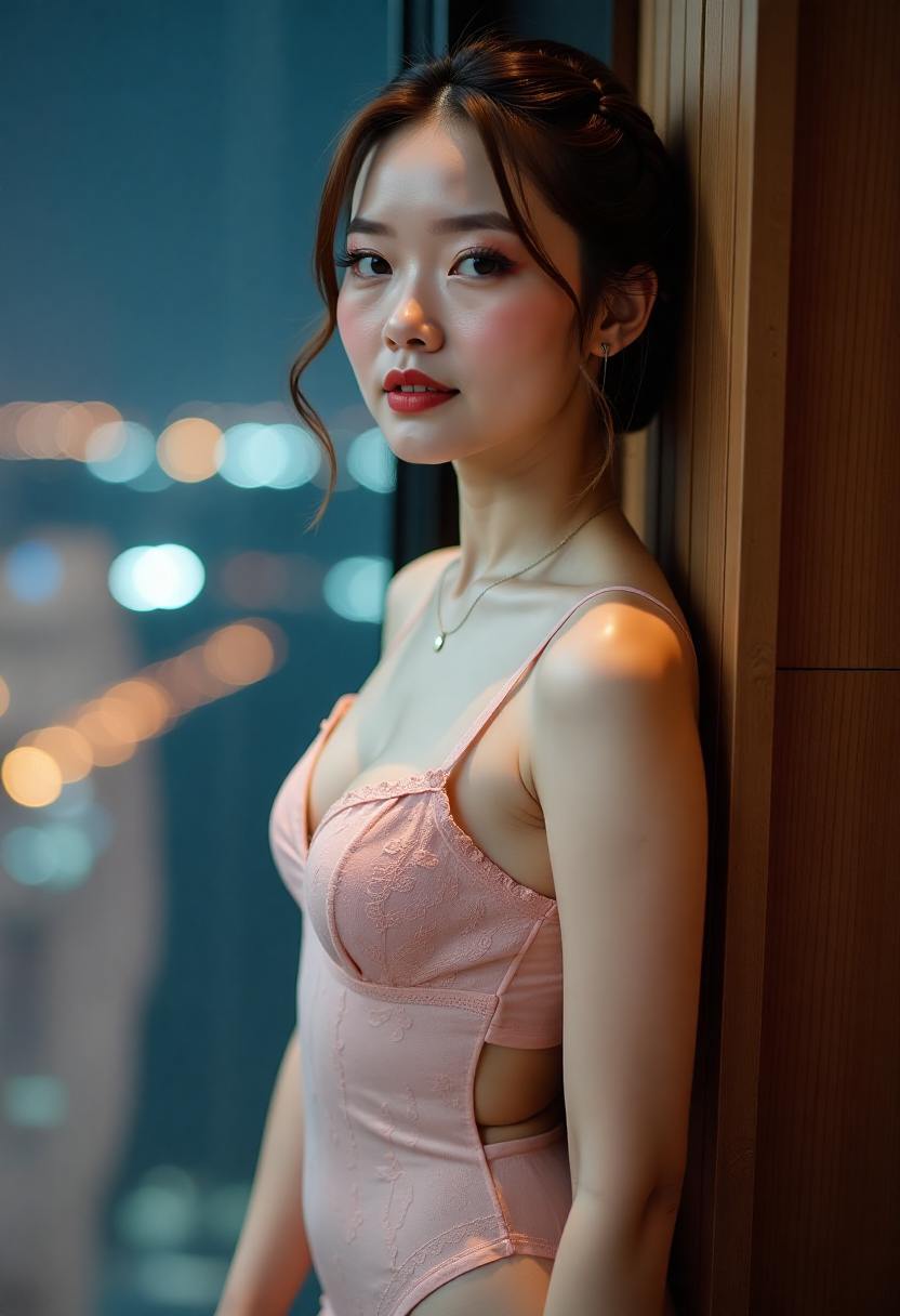 山路巴士晚点，同学挤在车窗边
